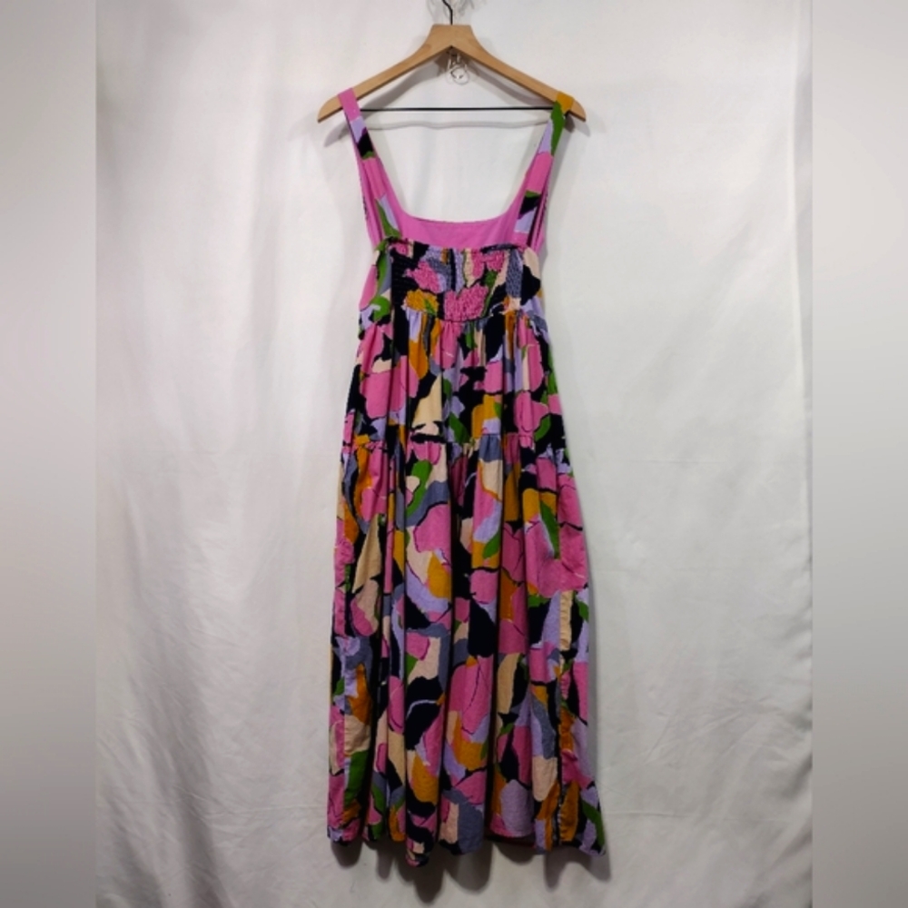NWOT Ava & Viv Multicolor Floral Sundress Womens XL Pink Beach Vacation Tropical - Picture 7 of 11
